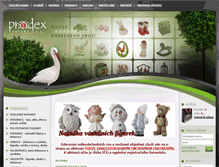 Tablet Screenshot of prodex-import.cz
